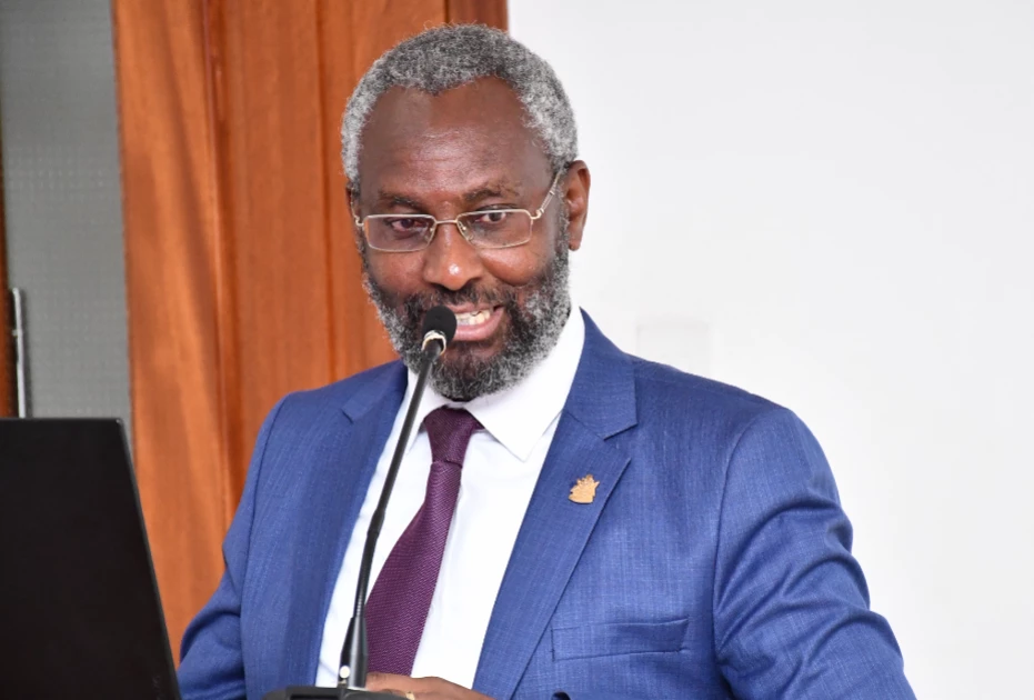 UoN Vice Chancellor Prof. Stephen Kiama during a past address.